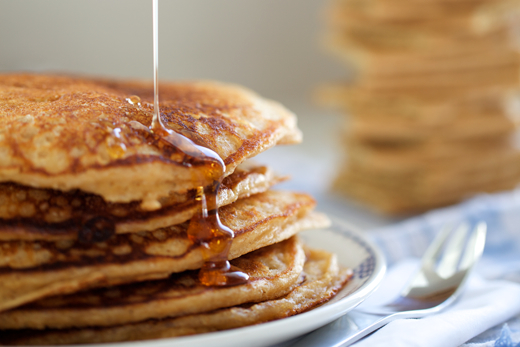 Graham Cracker Pancakes