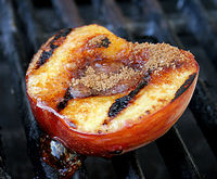 Grilled Mint Julep Peaches