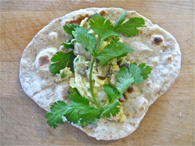 Asian Pancakes with Scrambled Eggs