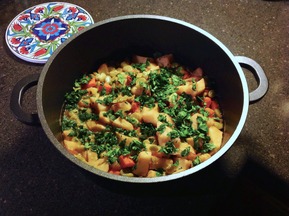 Celery Roots cooked with Olive Oil
