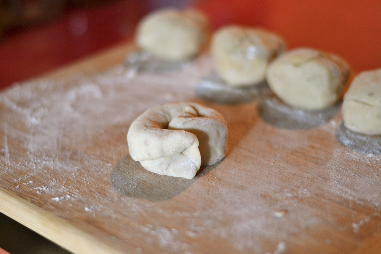 Ramp-Sesame Pancakes with Miso Dipping Sauce