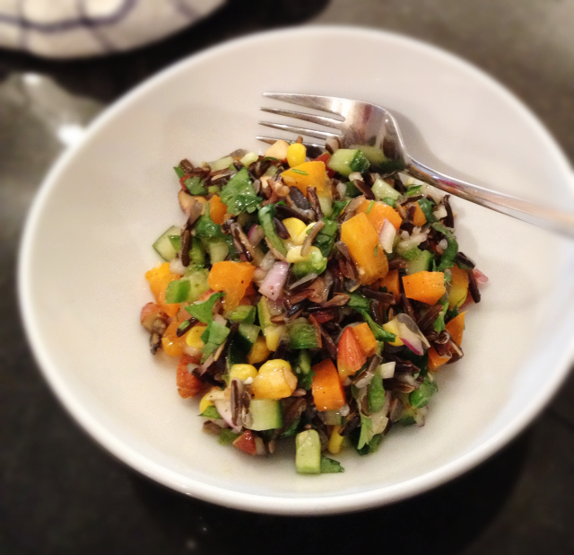 Spicy Wild Rice Salad