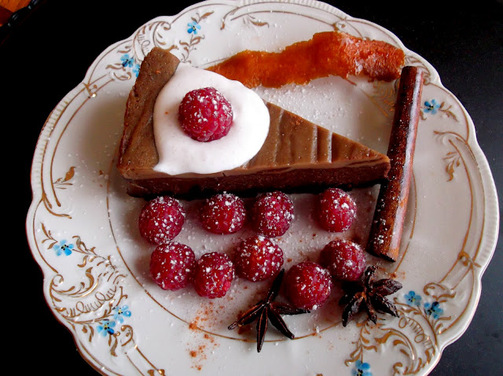 Daisy Martinez’s Chocolate-Chile Cake with Ancho Whipped Cream