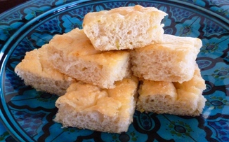 Spring Onion and Lemon Focaccia