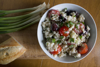 Garden Herb Couscous Salad with Green Onions