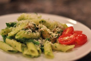 Ramp and Green Garlic Pesto and a Riff on a Genoese Favorite