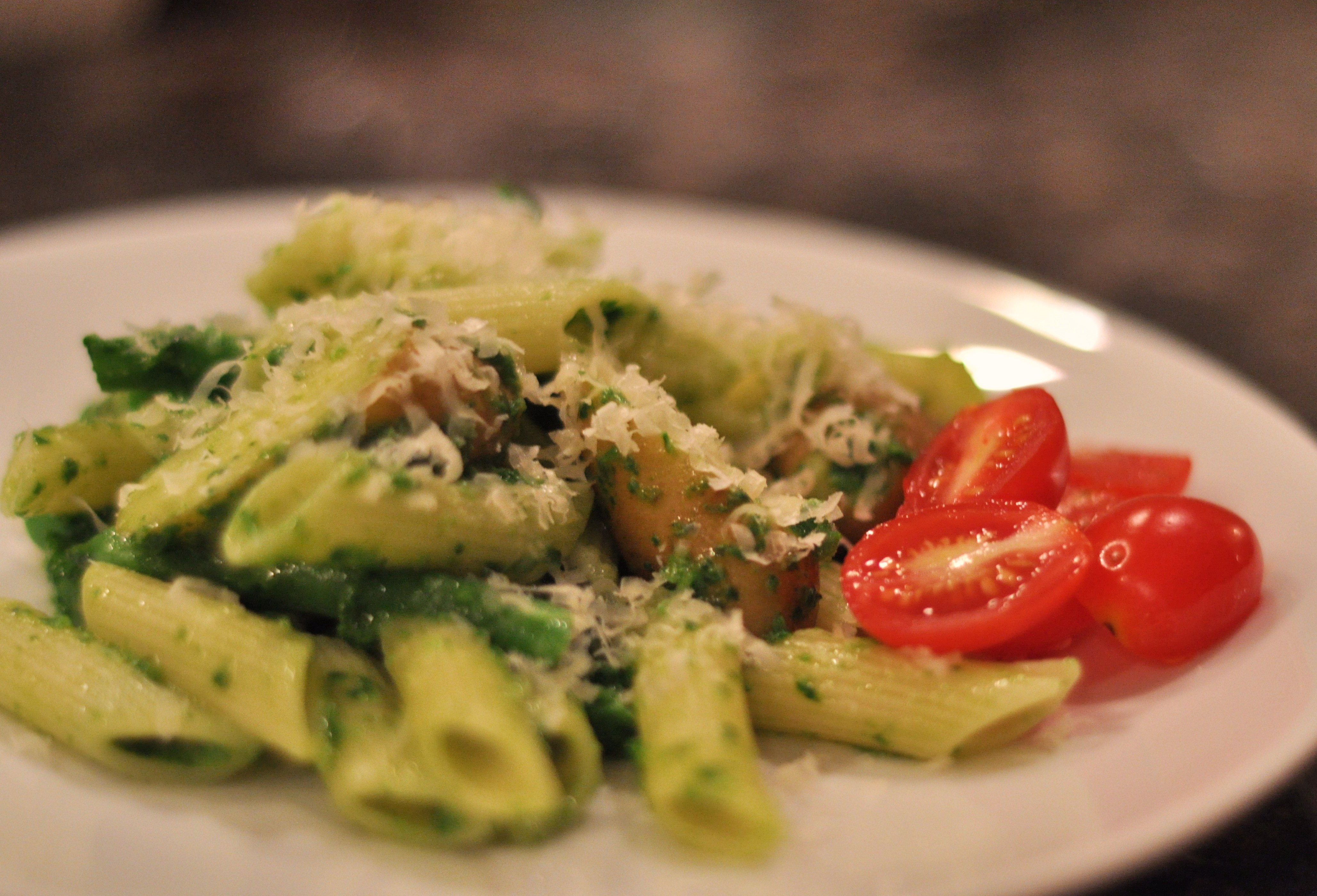 Ramp and Green Garlic Pesto and a Riff on a Genoese Favorite