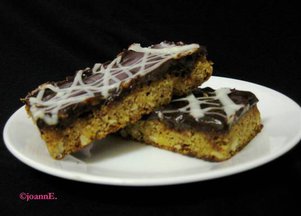 Gluten Free White Mocha Almond Fudge Bars
