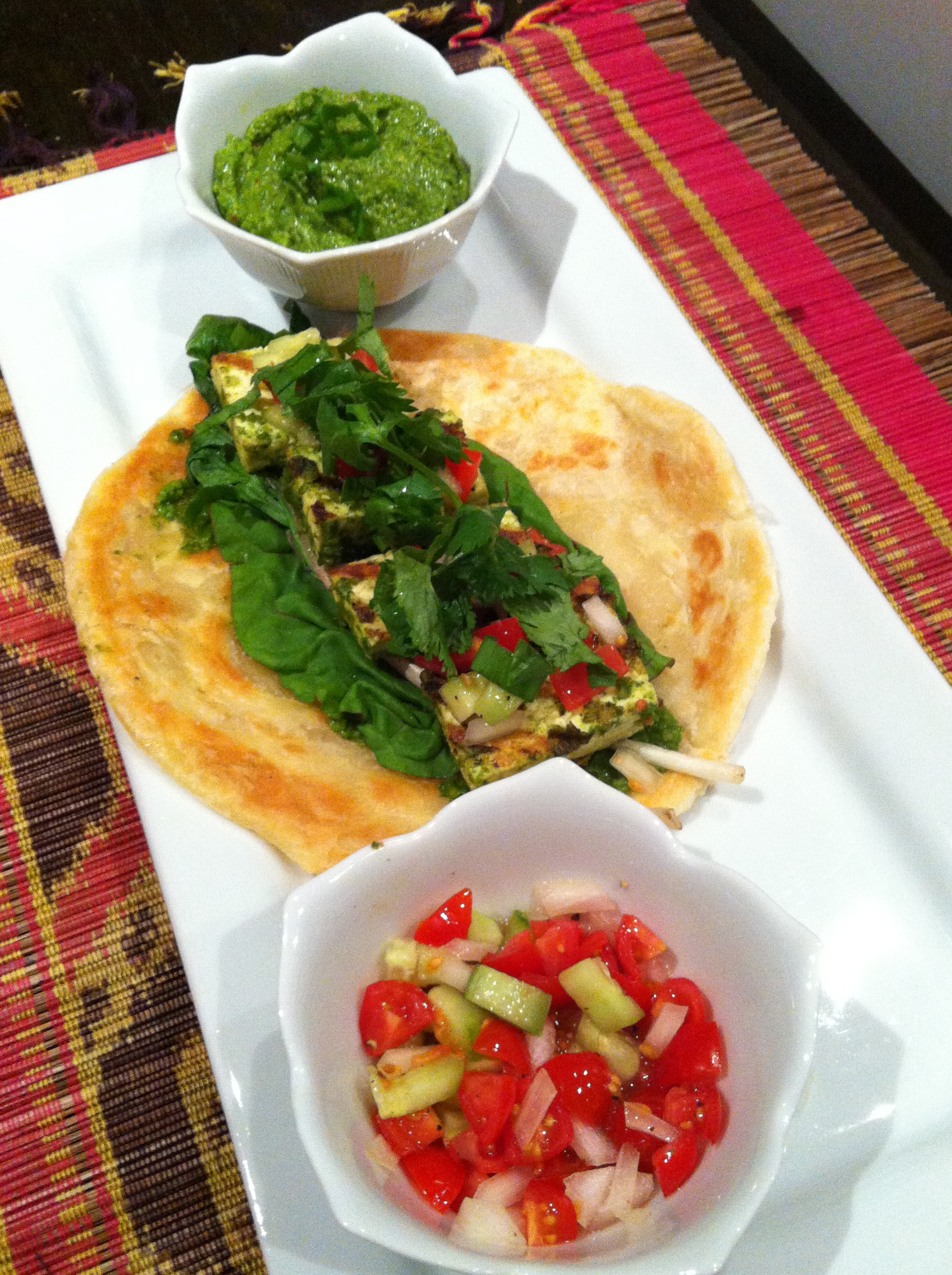 Spicy Ramp Kati Roll