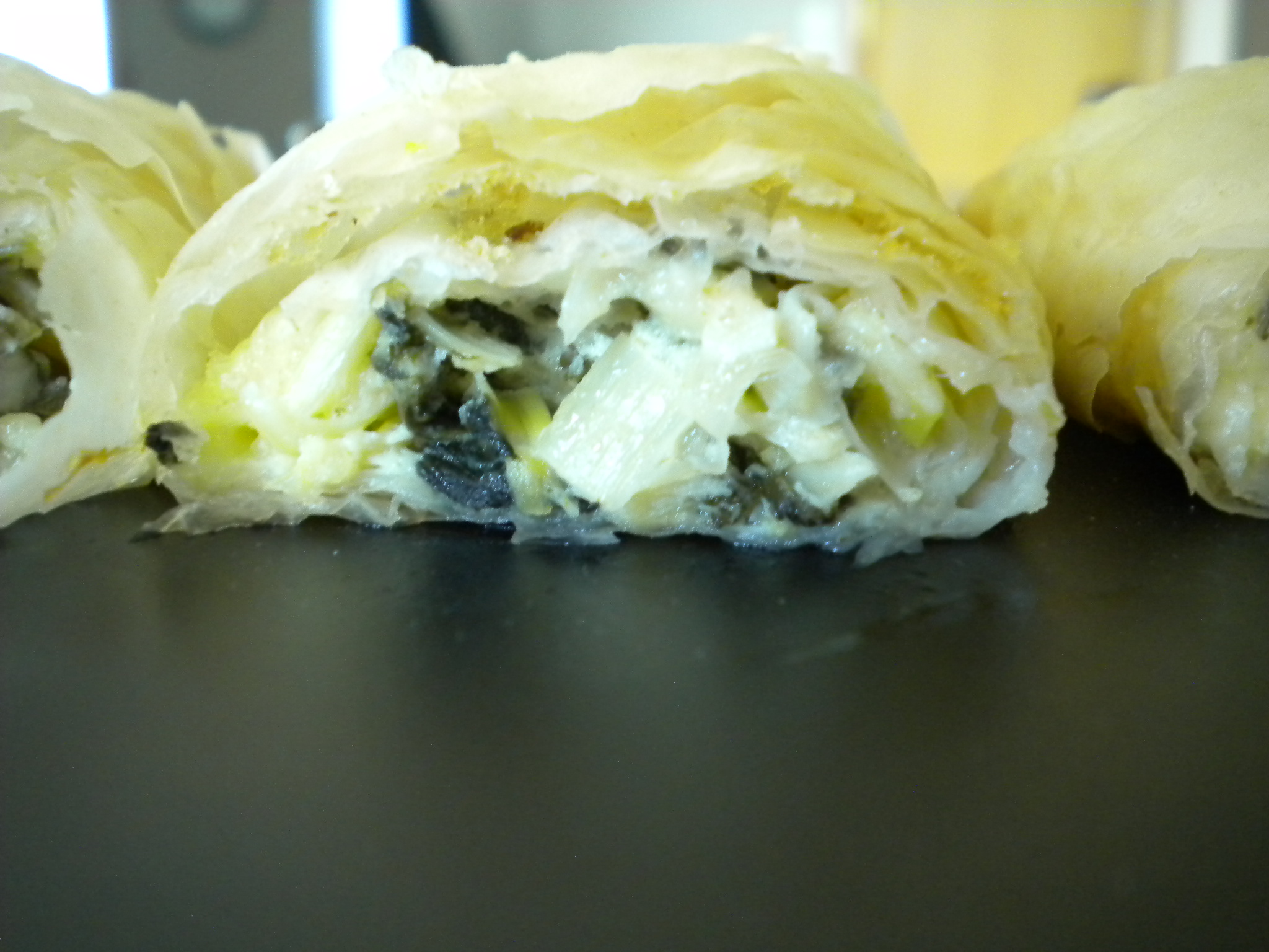 Mom Would Be Proud Scallion, Leek and Spinach Pie