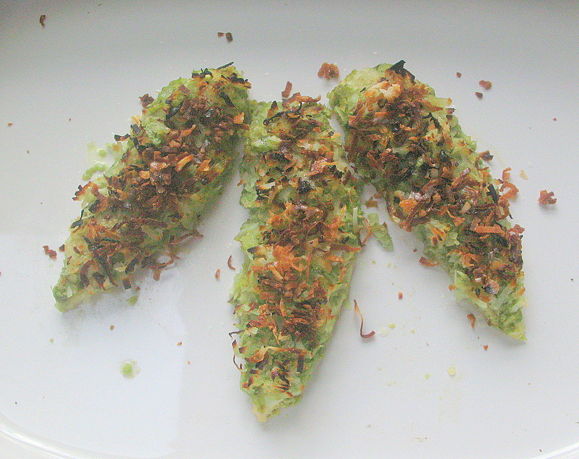 Spring Rain Chicken Coated with Lemongrass,Spring Onion and Coconut    