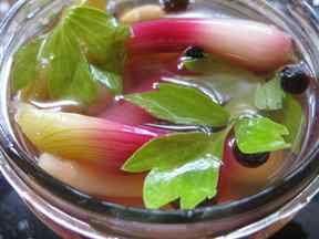 Pickled Spring Onions