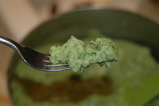 wild green potatoes