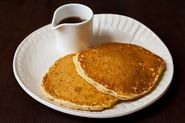 Orange Pecan Pancakes with Depression Syrup