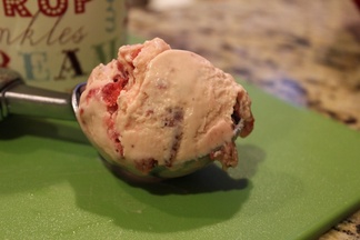 Strawberry Mint Ice Cream