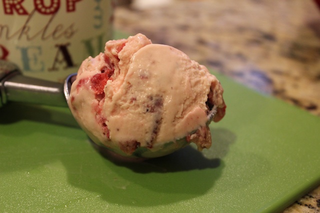Strawberry Mint Ice Cream