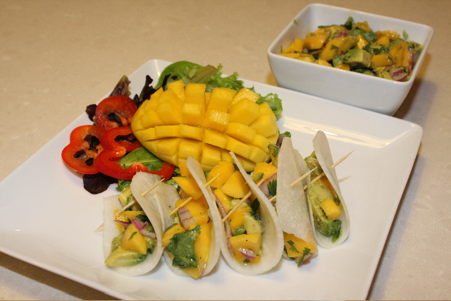 Mango Jicama Tacos
