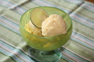 Mango-Lime Ice Cream