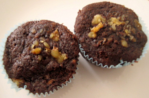 Chocaholics Zucchini Muffins