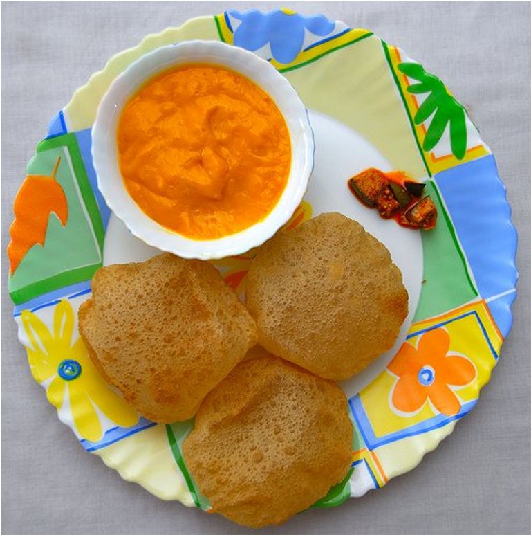 Aam Ras with Puri