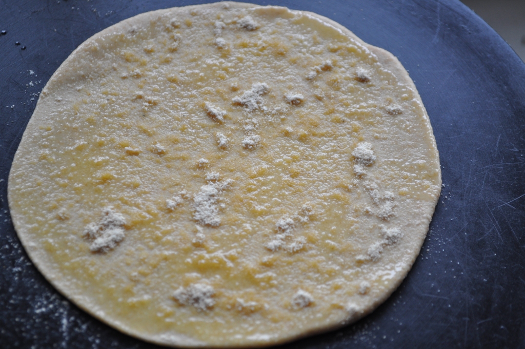 Scallion and Potato stuffed Bread - Alu Parantha