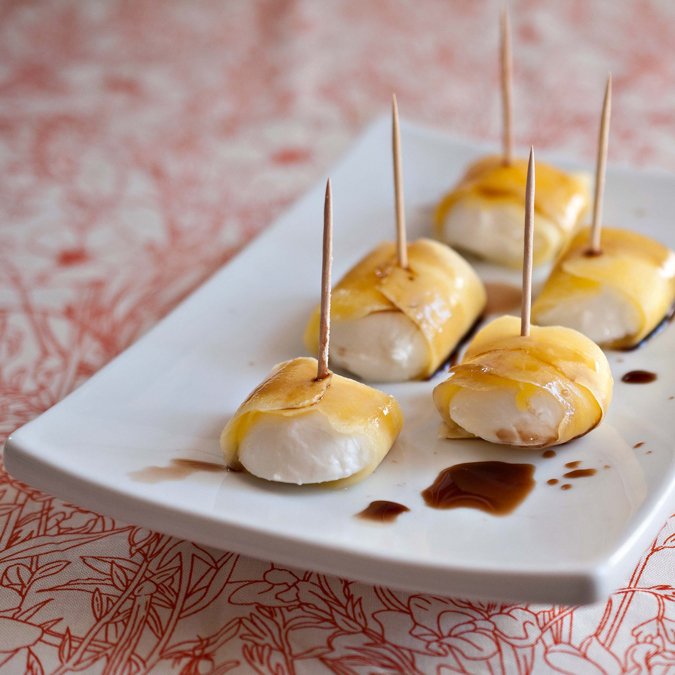 Mango Wrapped Mozzarella