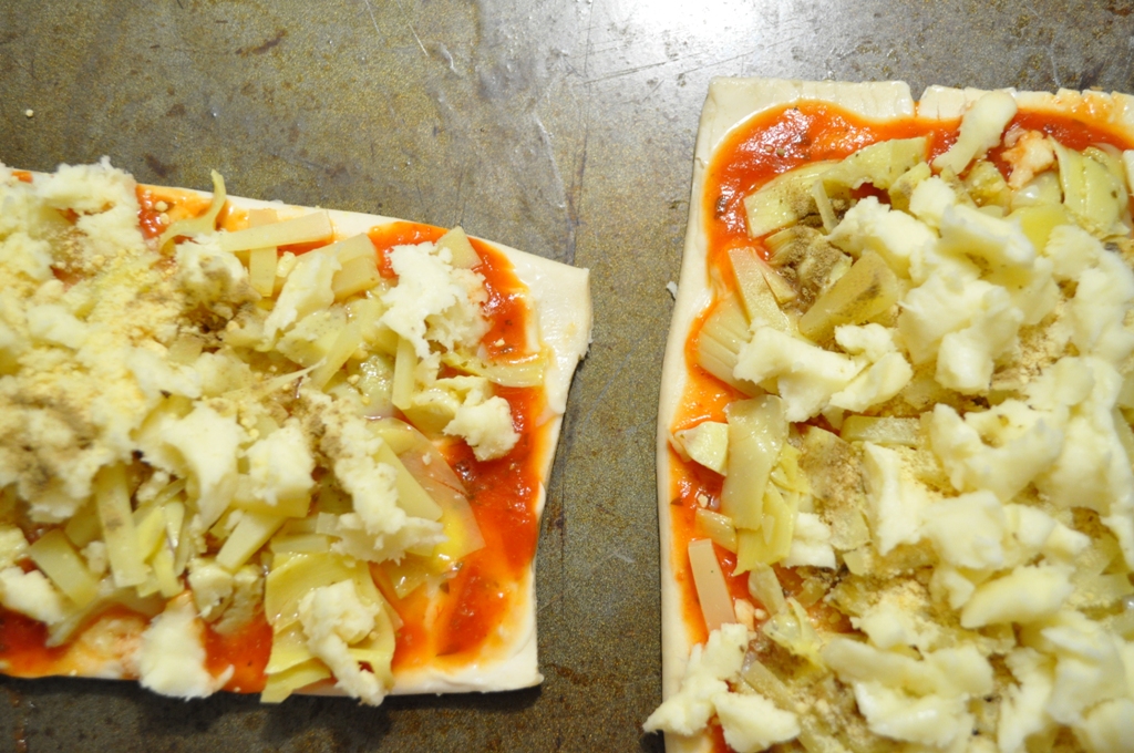 Artichoke Pizzettes
