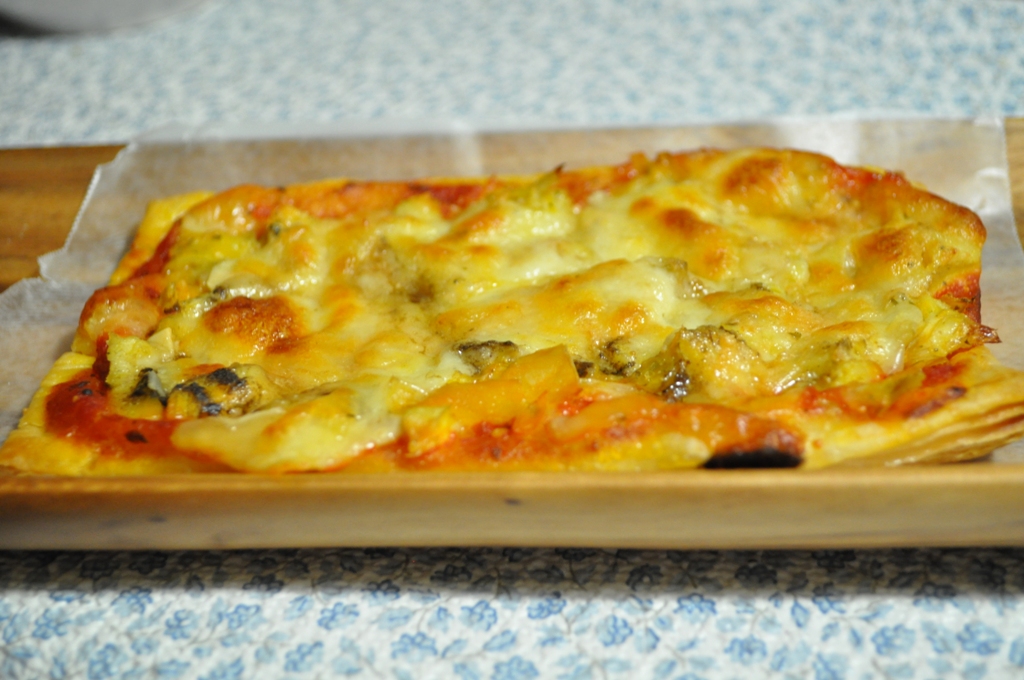 Artichoke Pizzettes