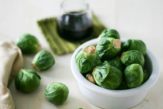 Roasted Balsamic Brussels Sprouts