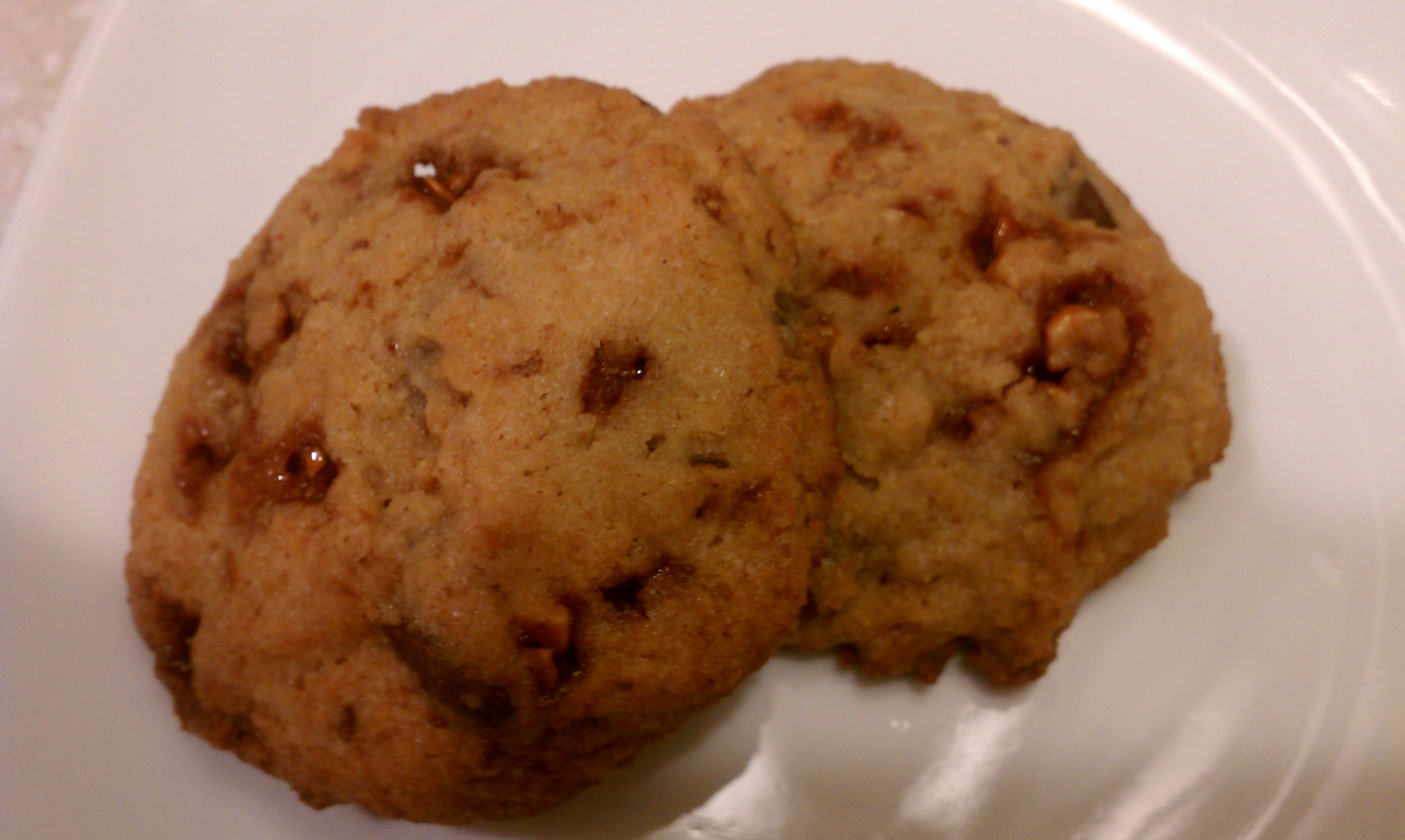 Almond Brittle-Maple Cake-Chocolate Chip Cookies