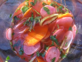 Pickled Spring Vegetables