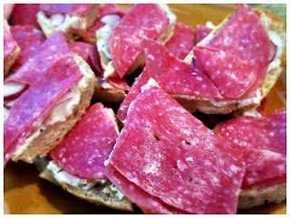 Fresh Radish Baguette with Genoa Salami