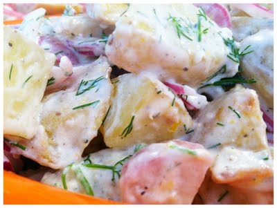 Roasted Radish and Potato Salad