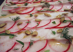 Shaved Radish (and Turnip) Salad