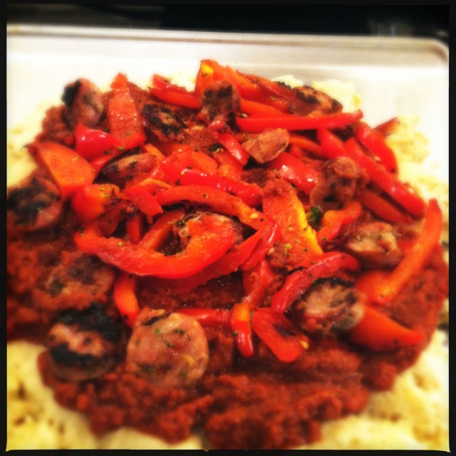 Gluten Free, Dairy Free Pizza with Wine, Basil & Tomato Sauce