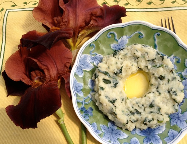 Turnip Greens Colcannon---Best Mashed Potatoes