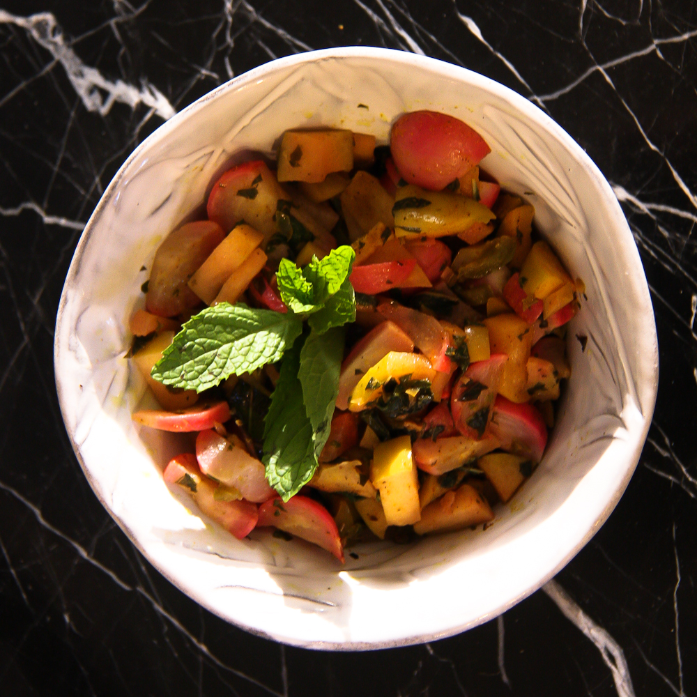 Radish Mint Relish Delish