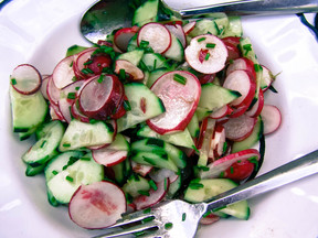 Radish Cucumber Salad