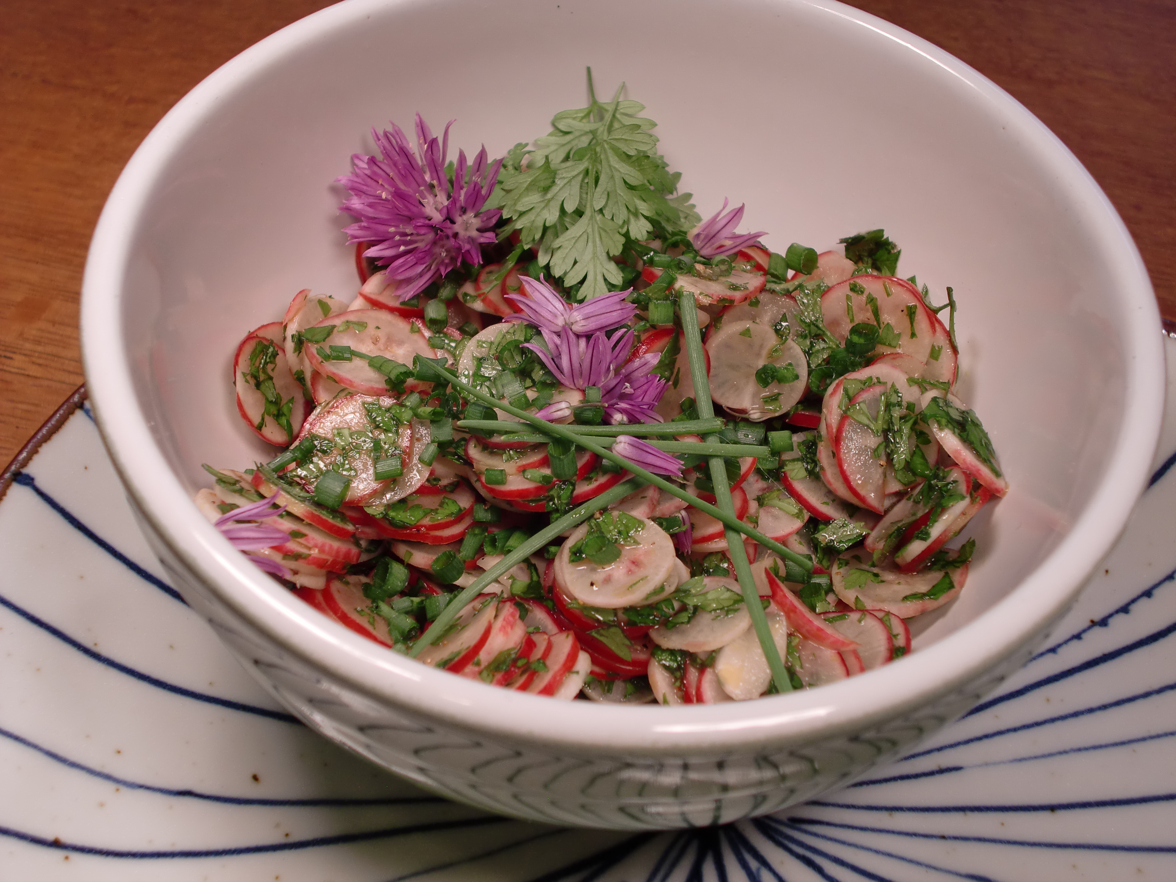 Spring Radish Salad with Chervil and Pepitas