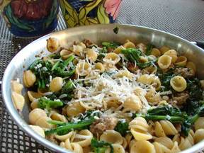 Orecchiete with Broccoli Rabe and Sausage