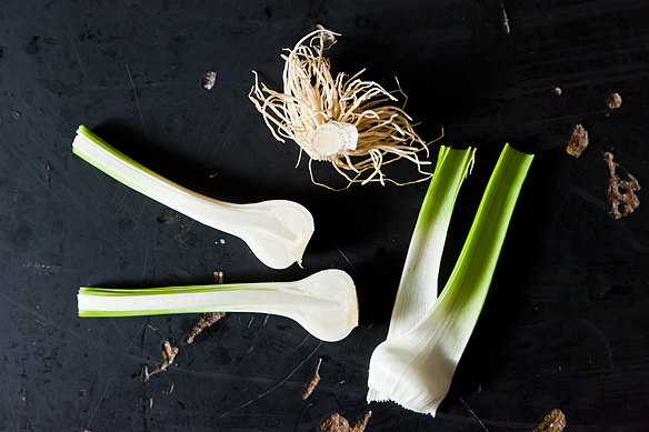 Asparagus with Young Garlic and Horseradish