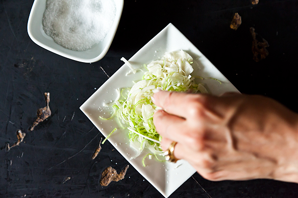 Asparagus with Young Garlic and Horseradish