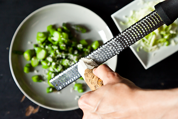 Asparagus with Young Garlic and Horseradish