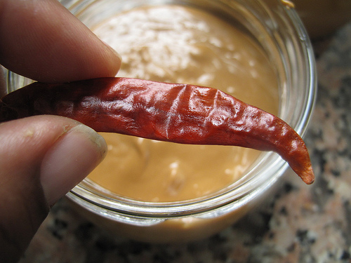 Caramelised Salted and Chillied White Chocolate