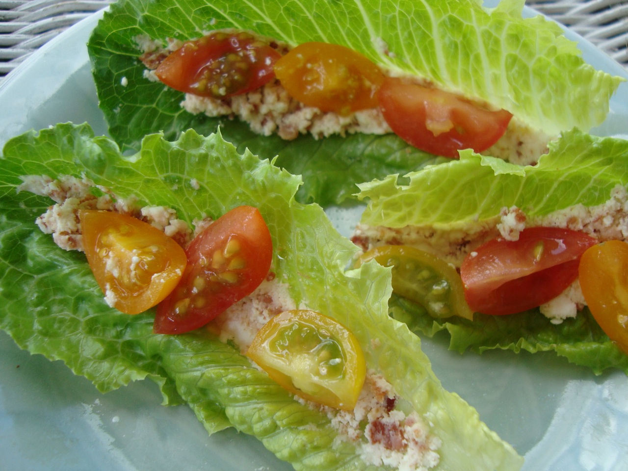 BLT Wrapped Bites with Feta Cheese