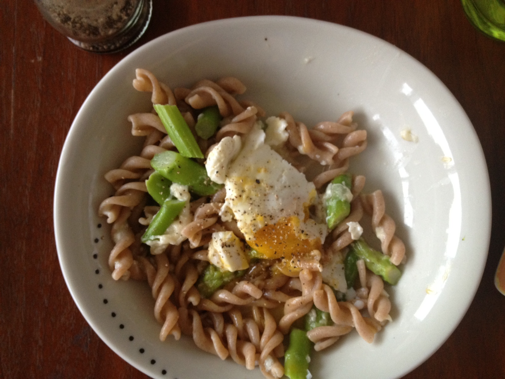 Lemon Scented Fusilli with Spring Asparagus