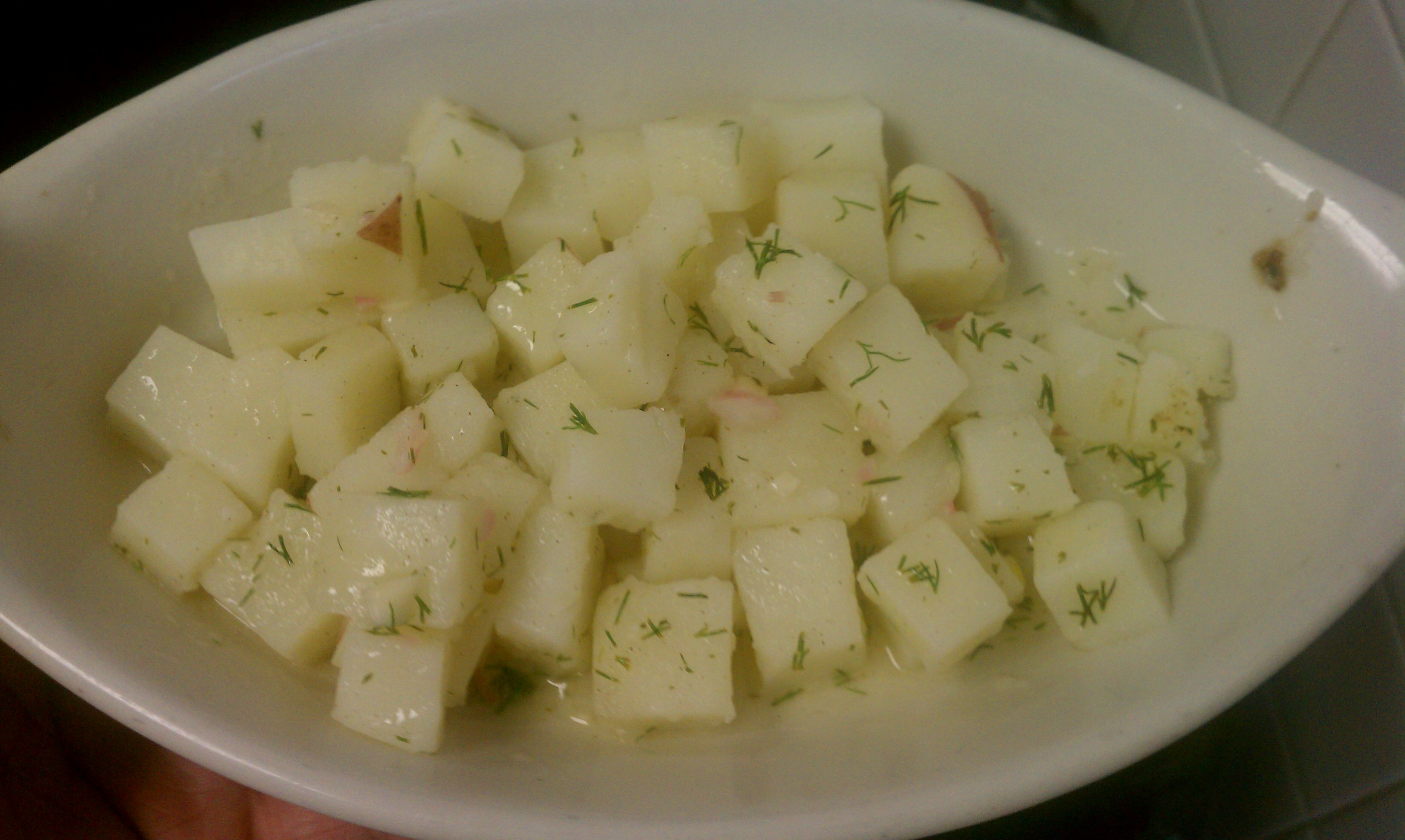 Potato with Lemon dill vinaigrette