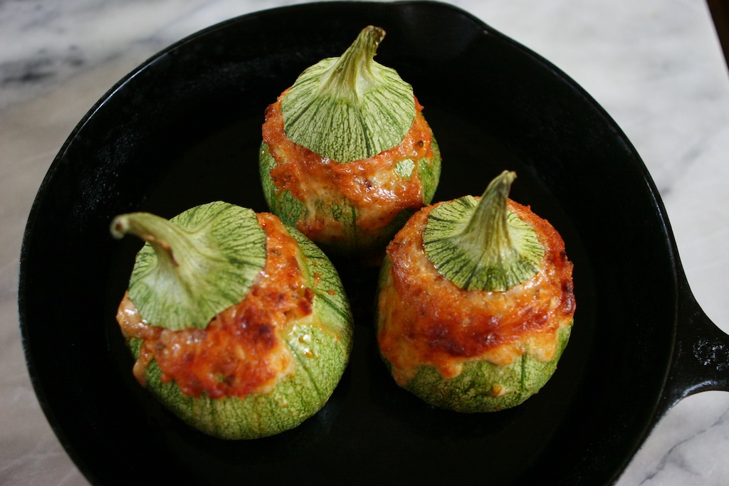 Squash Pizza Bowls