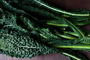 Kale with Avocado and Pickled Red Onions
