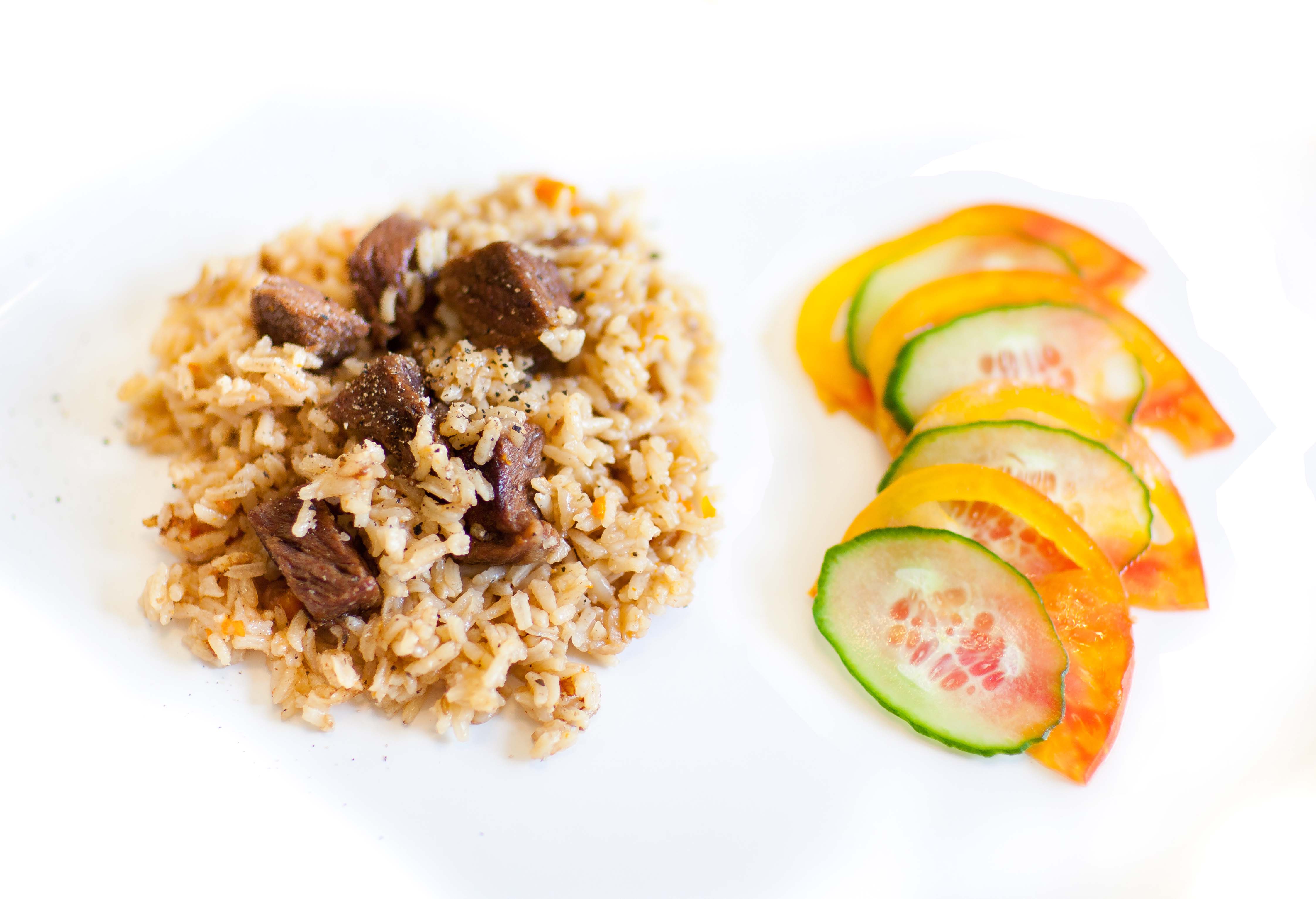 Cumin Ginger Pilaf with Beef